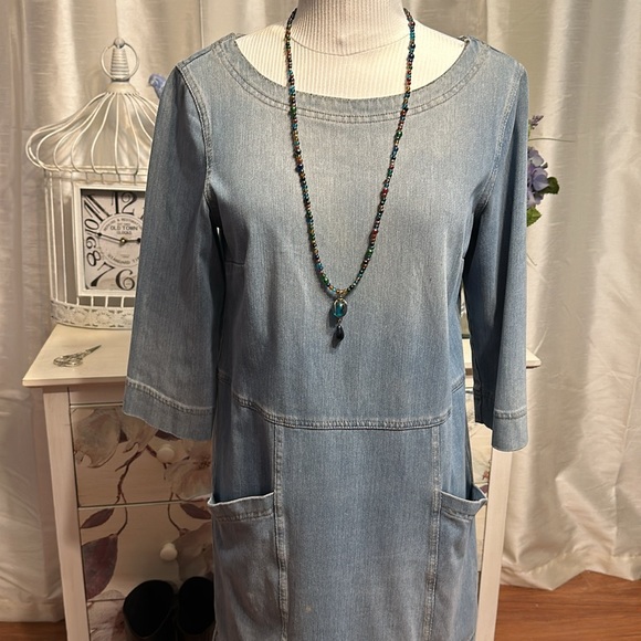 Adriano Goldschmidt Denim Dress - Picture 2 of 7